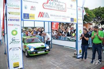 San Juan, escenario de la protocolaria ceremonia de salida del Rallye de Telde (Foto Francisco Javier Santana)